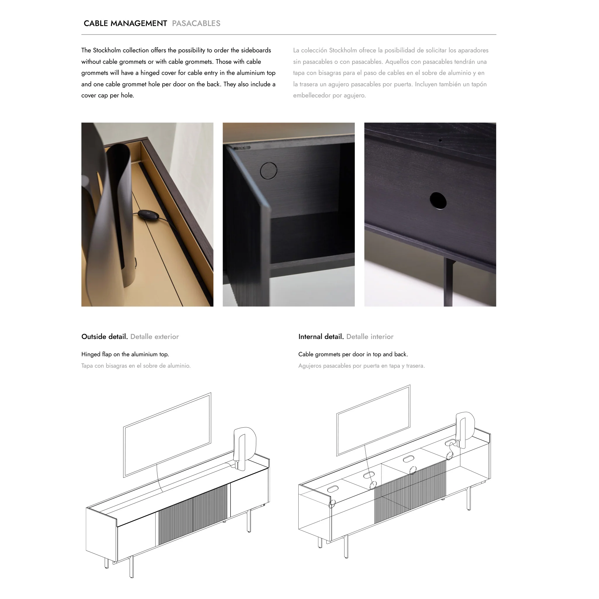 Stockholm Technic 3/4-Door Sideboard With Legs by Punt - Image 4