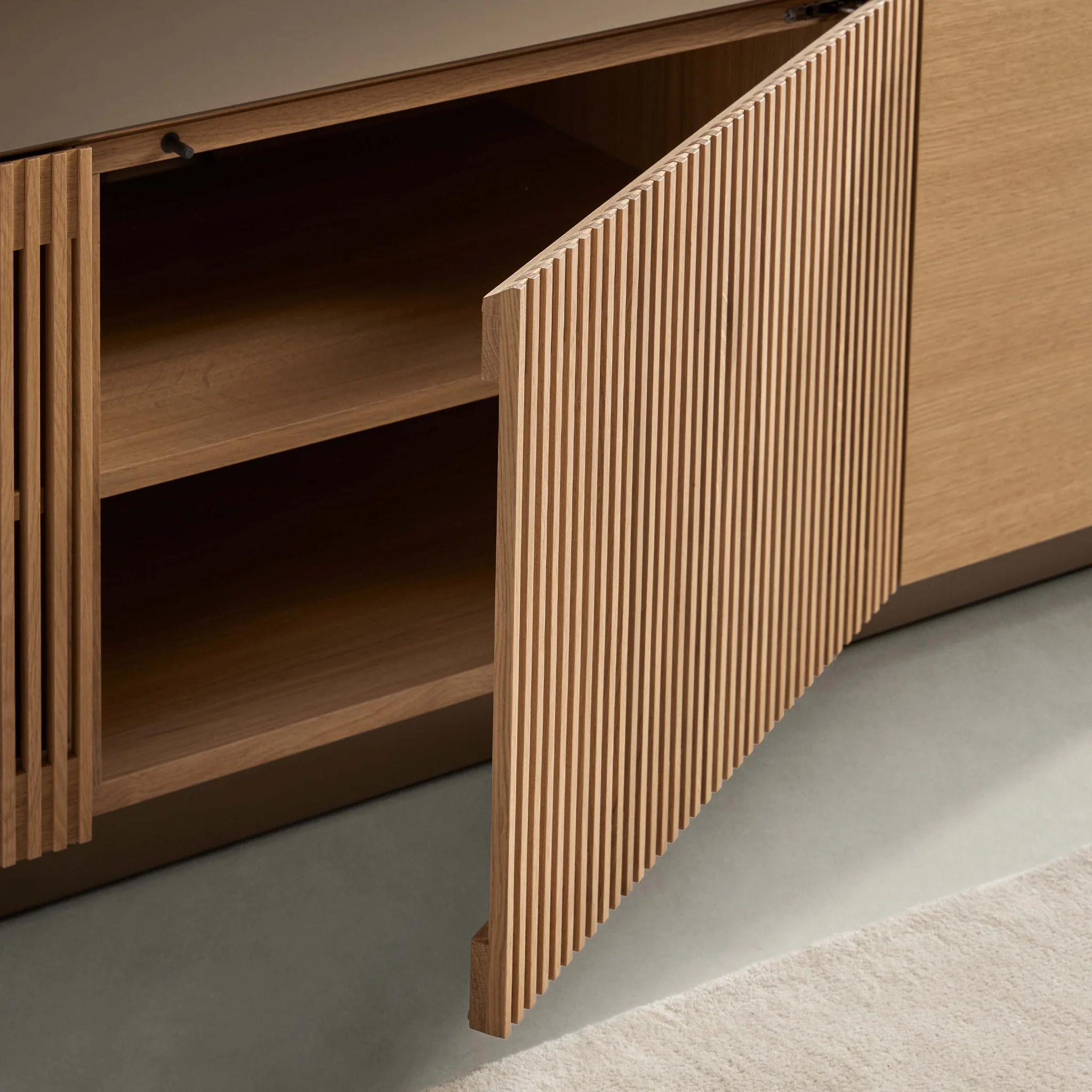 Stockholm Technic Sideboard With Plinth by Punt - Image 2