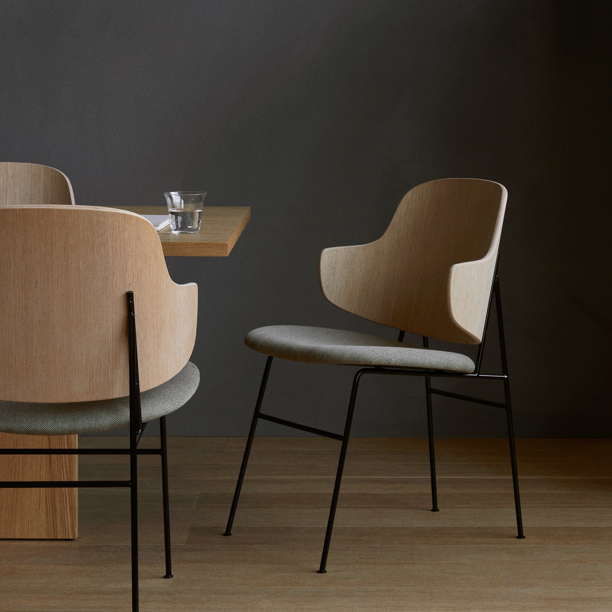 The Penguin Dining Chair - Upholstered Seat - Image 4