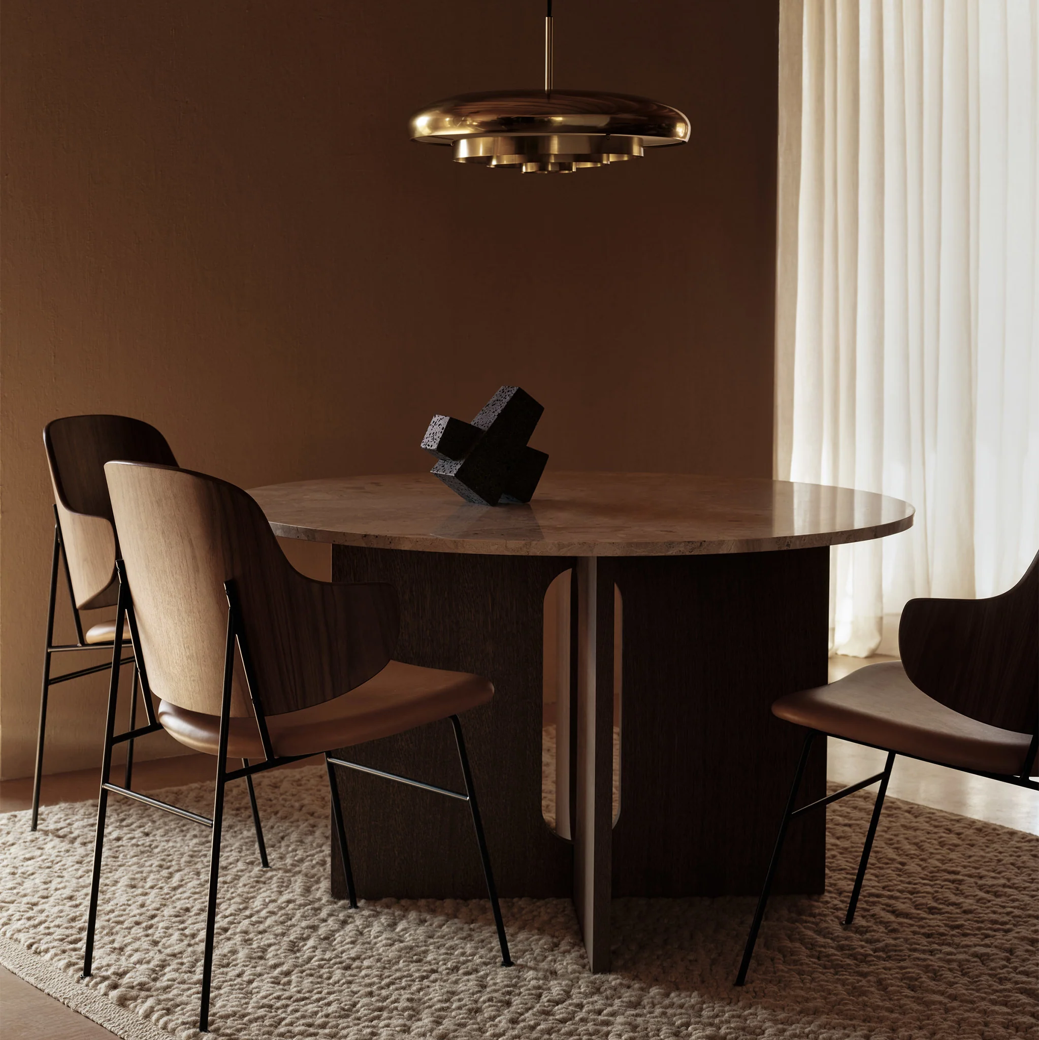 The Penguin Dining Chair - Upholstered Seat - Image 5