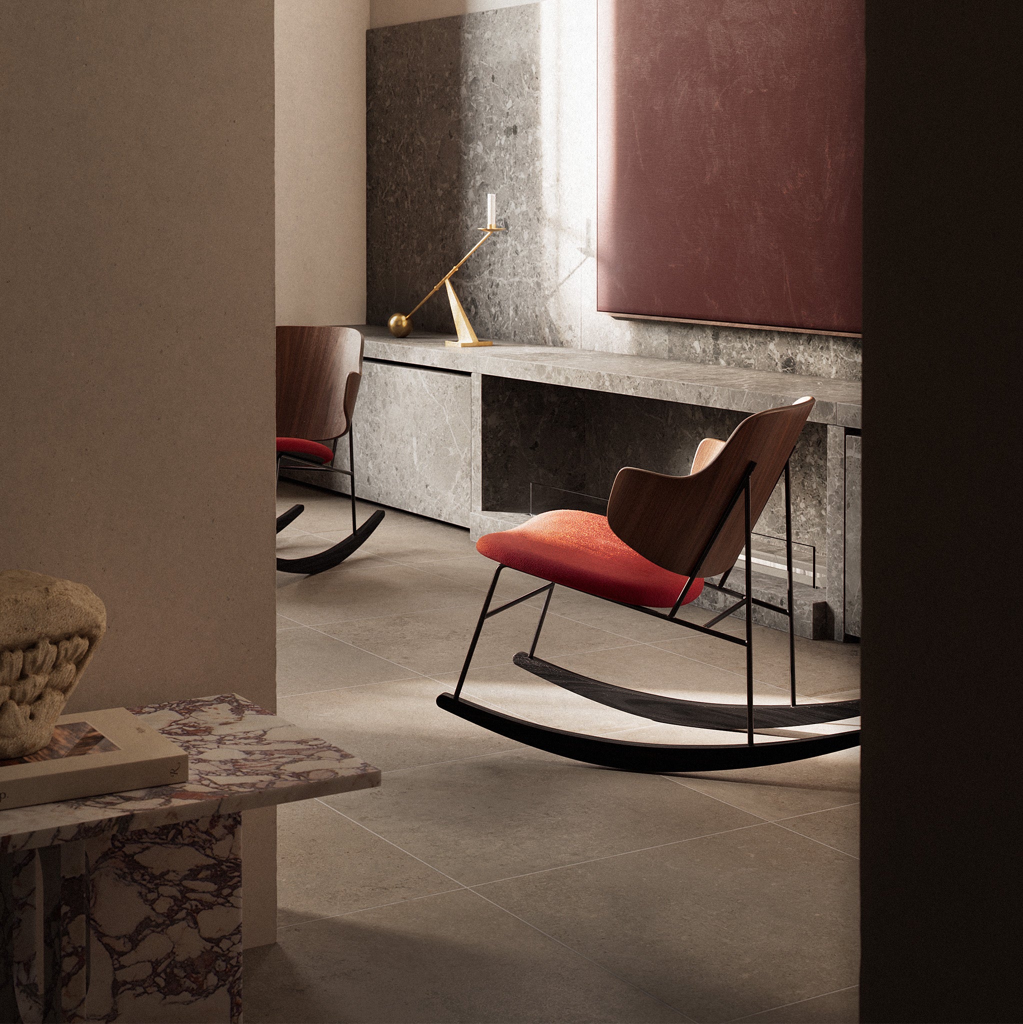 The Penguin Rocking Chair - Upholstered Seat - Image 6