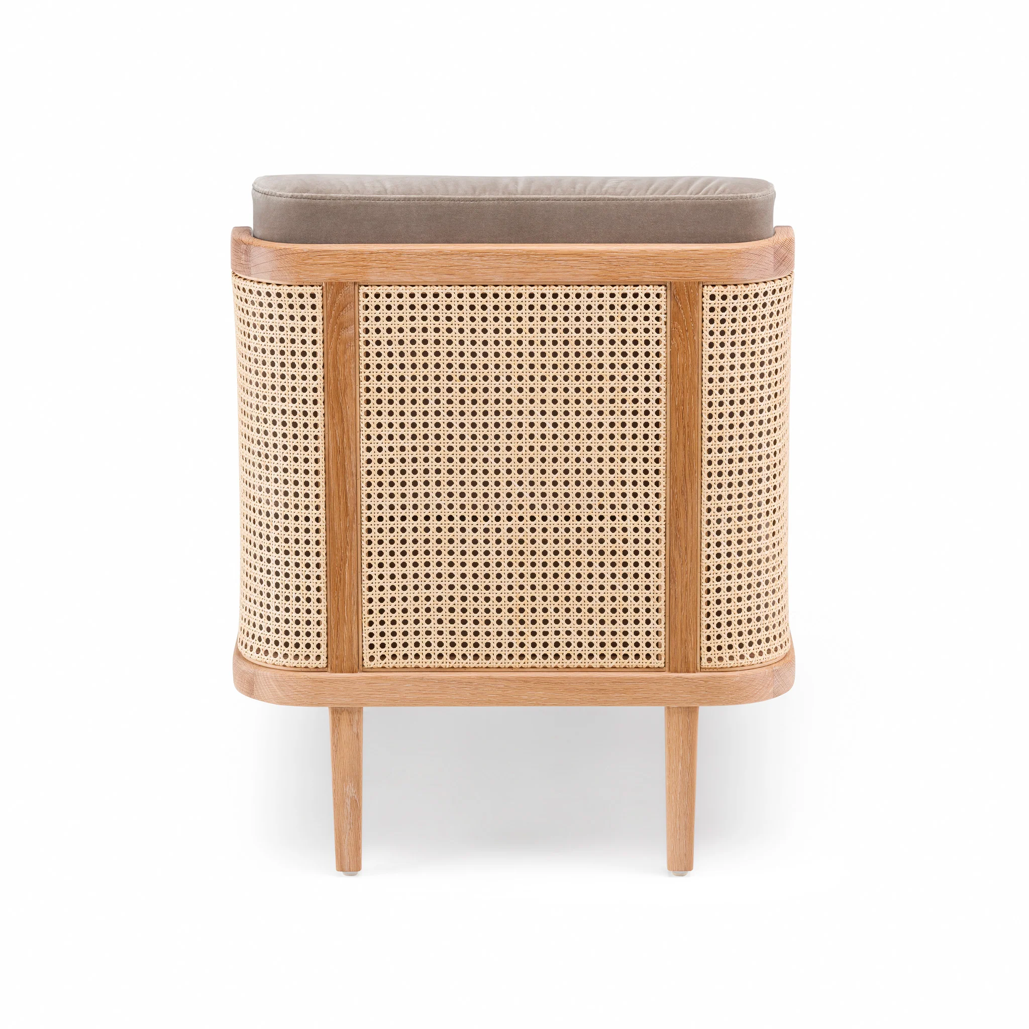 Throne Lounge Chair With Rattan By Autoban - Image 3
