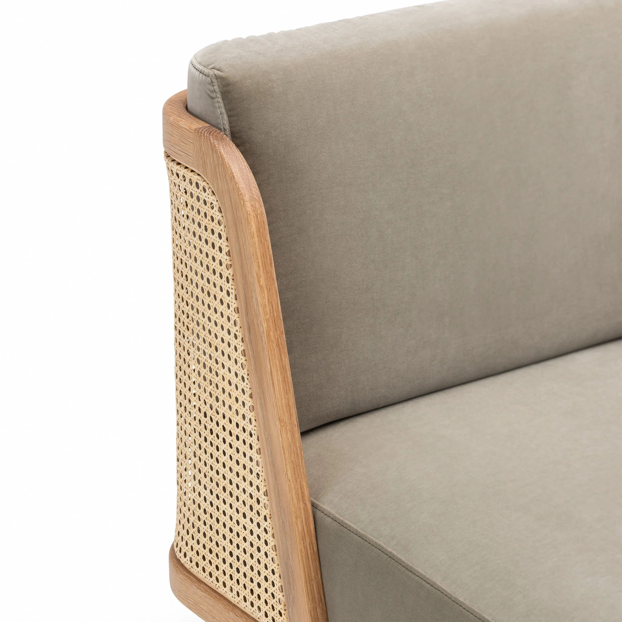 Throne Lounge Chair With Rattan By Autoban - Image 5