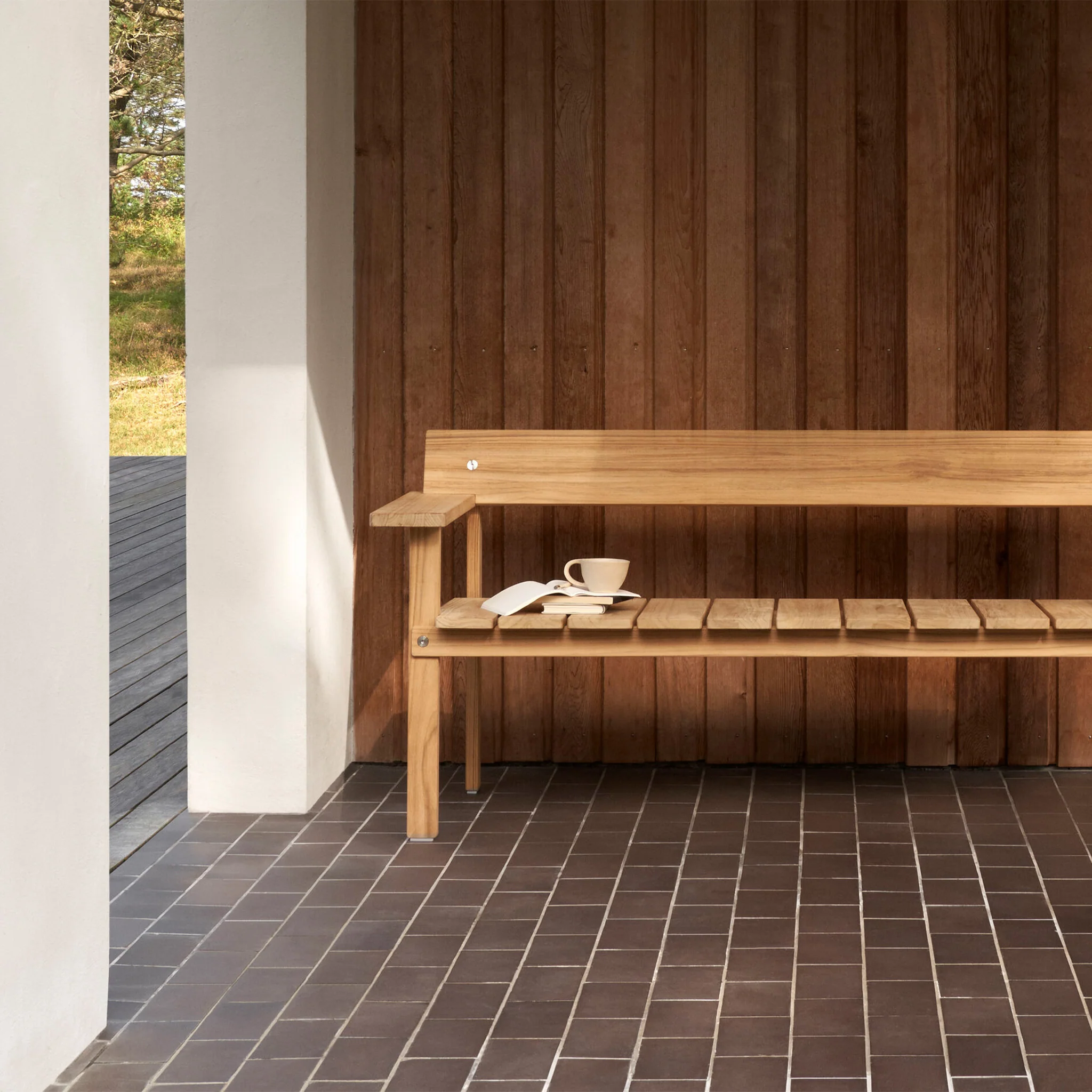 Timbur Outdoor Bench GL101 By Gudmundur Ludvik - Image 5