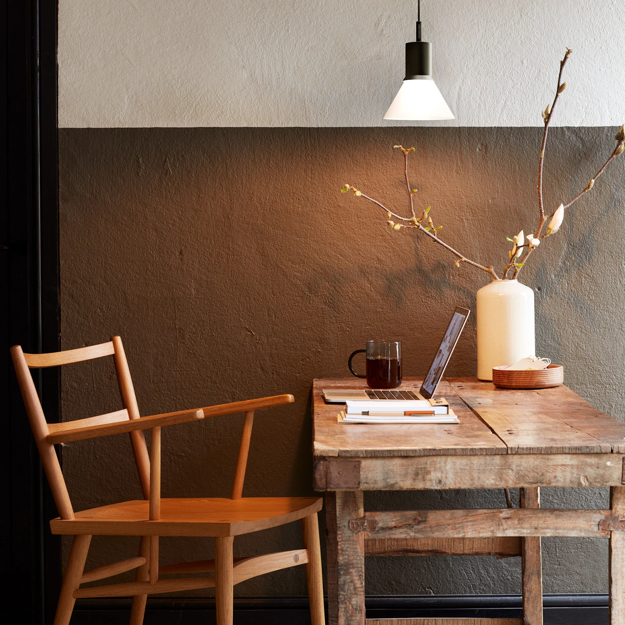 Type 80™ Pendant Opal Glass Edition by Kenneth Grange - Image 4