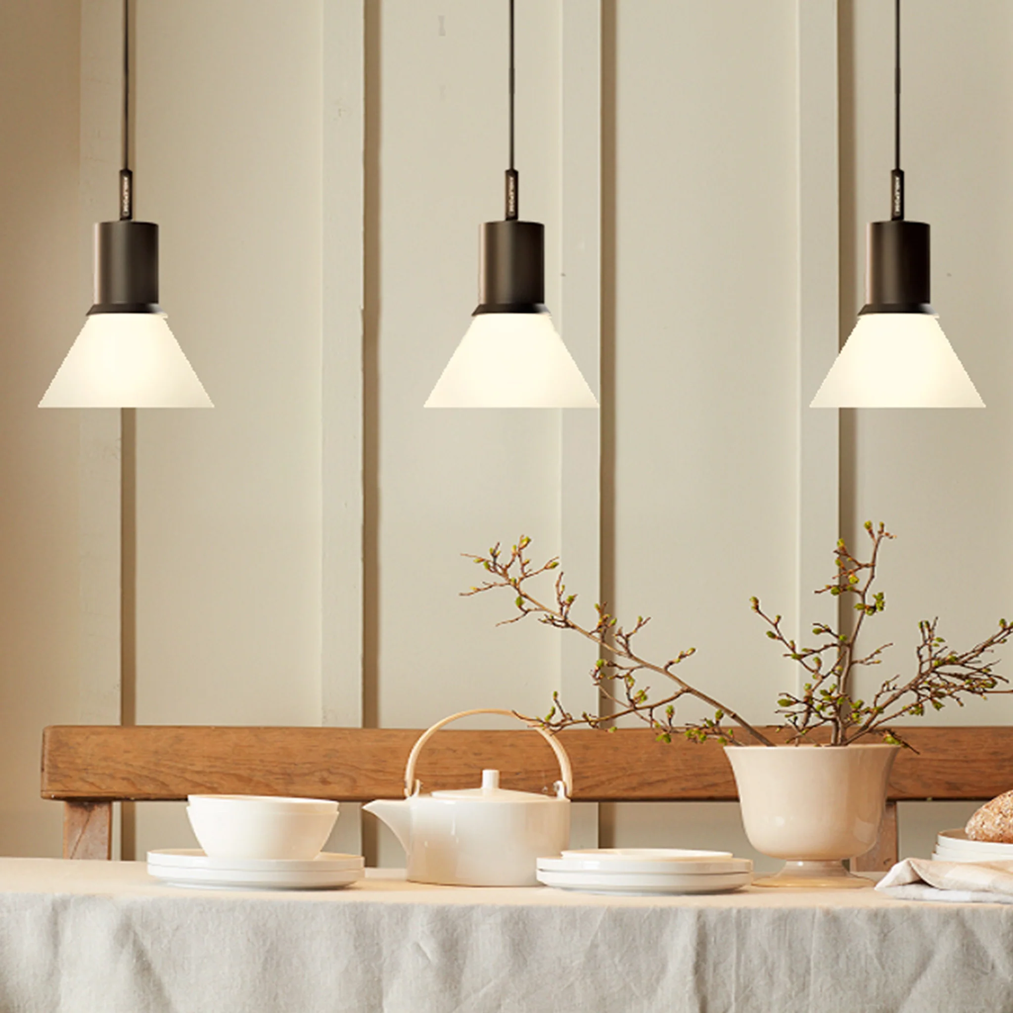 Type 80™ Pendant Opal Glass Edition by Kenneth Grange - Image 5