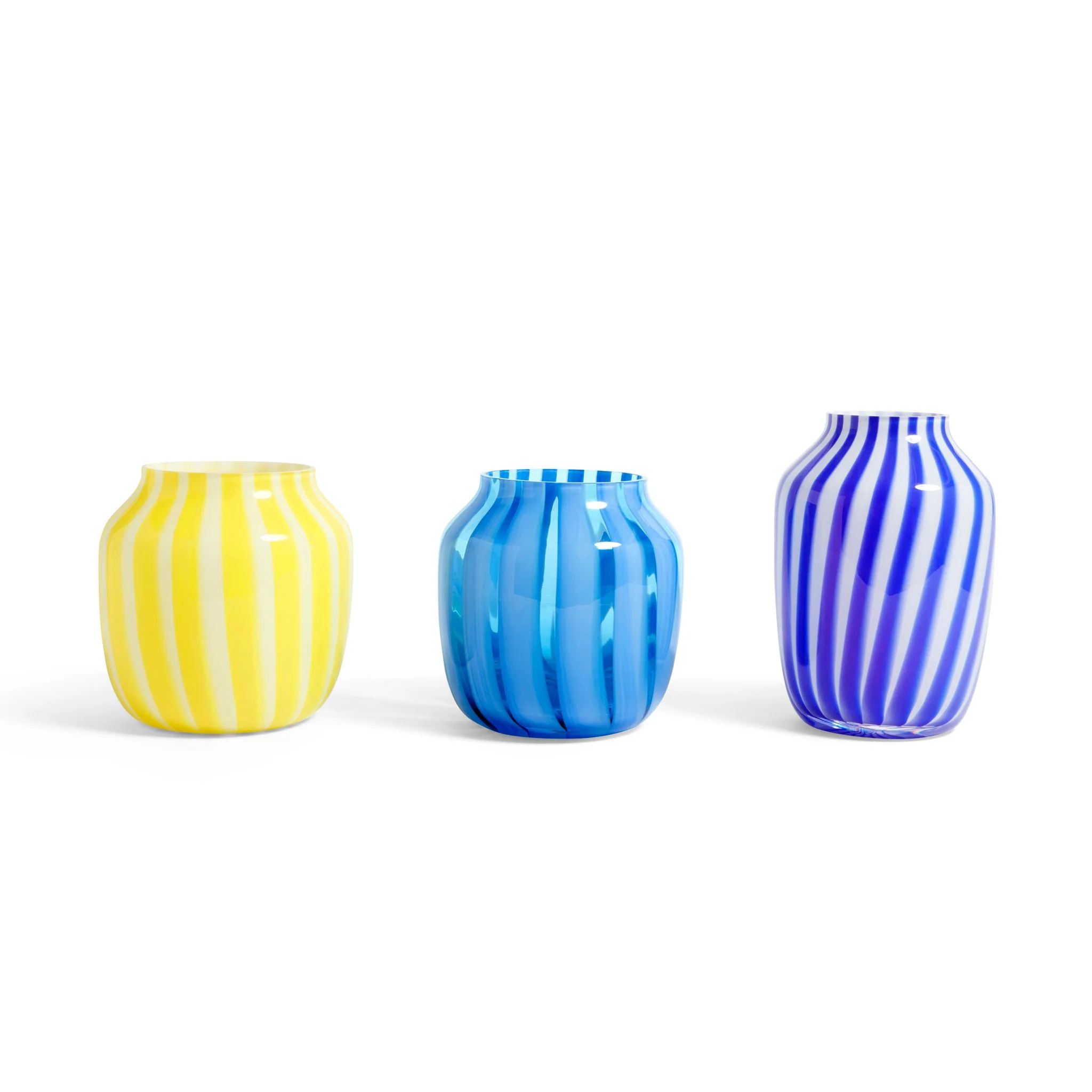 Yellow Juice Vase Wide by Hay - Image 3